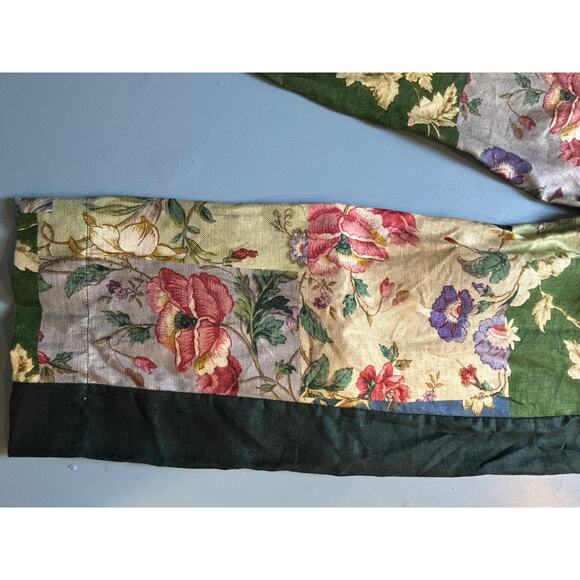 Alemais Designer Patchwork Pants Elastic Waist Size 6 Lagenlook Boho Cottage - Picture 10 of 11